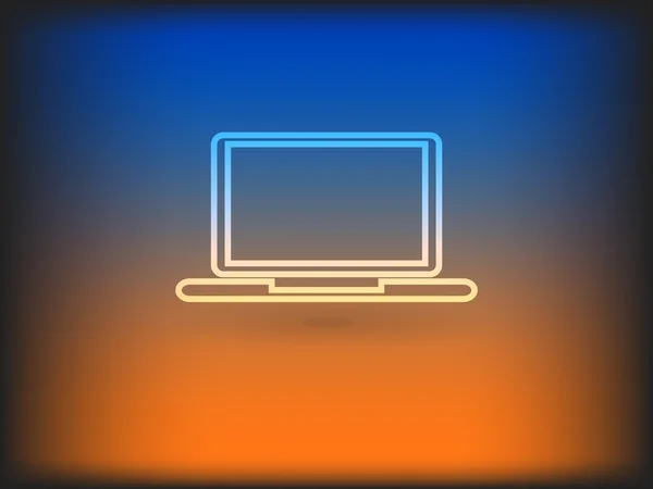 Icono de Laptop — Vector de stock