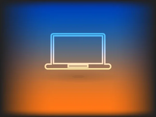 Icono de Laptop — Vector de stock