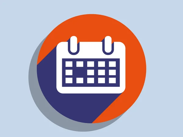 Icon of calendar — Stock Vector