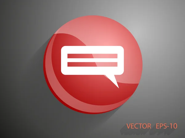 Icono de una comunicación — Vector de stock