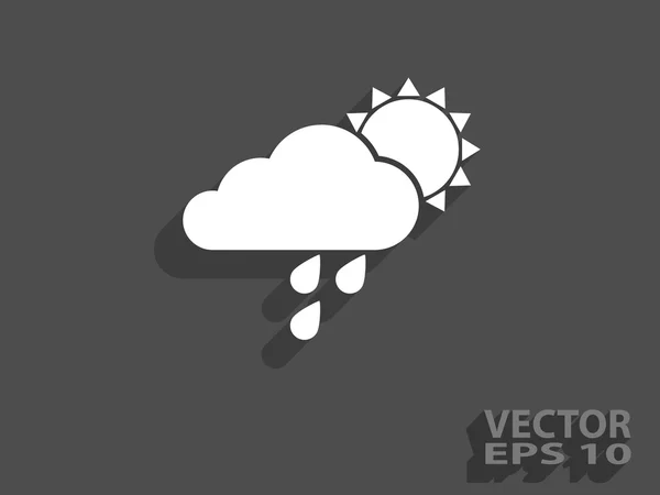 Ikona počasí — Stockový vektor