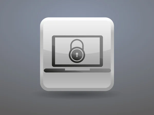 Internet security icon — Stock Vector