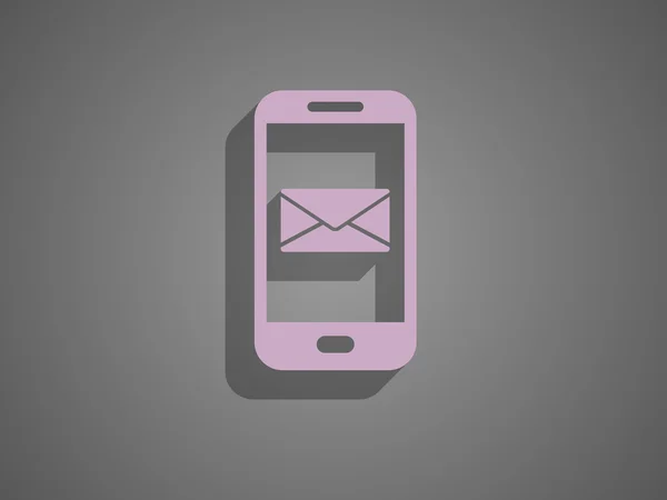 Courrier mobile — Image vectorielle