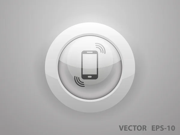 Ringer ikonen — Stock vektor