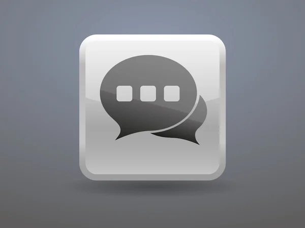 Icône plate de communication — Image vectorielle