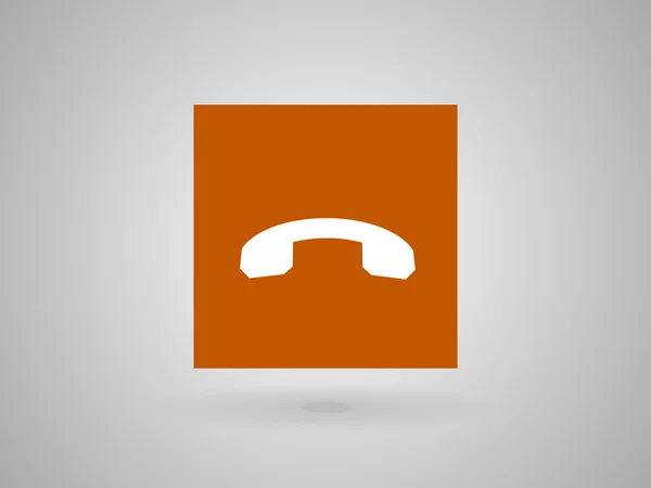 Desligar o ícone do telefone — Vetor de Stock