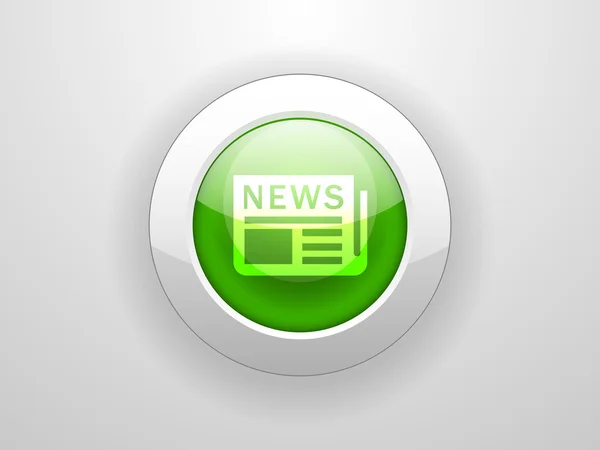 Flat icon of news — Stock Vector