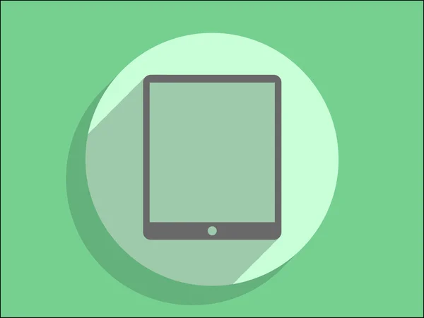 Icono plano de touchpad — Vector de stock