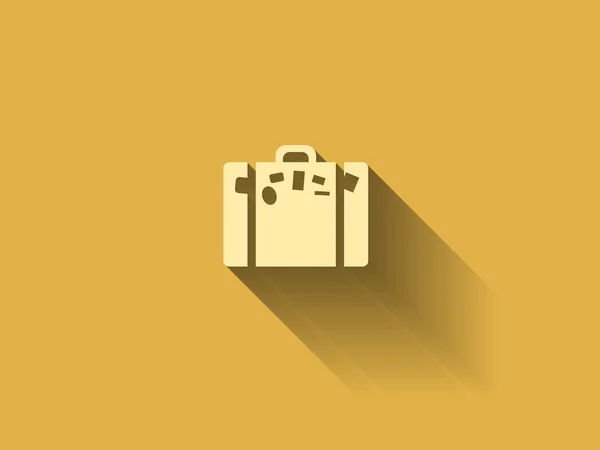 Icône plate du sac — Image vectorielle