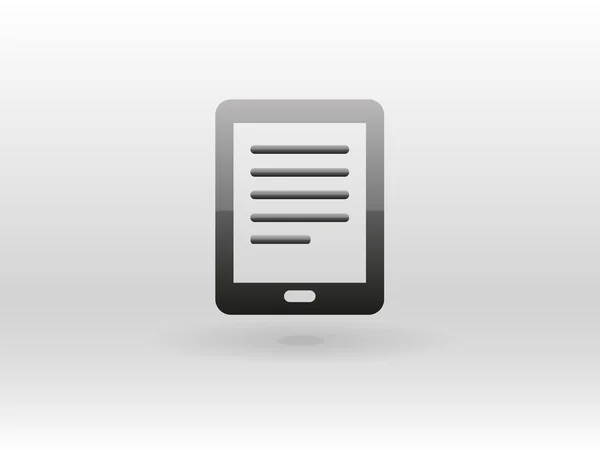 Icono plano de touchpad — Archivo Imágenes Vectoriales