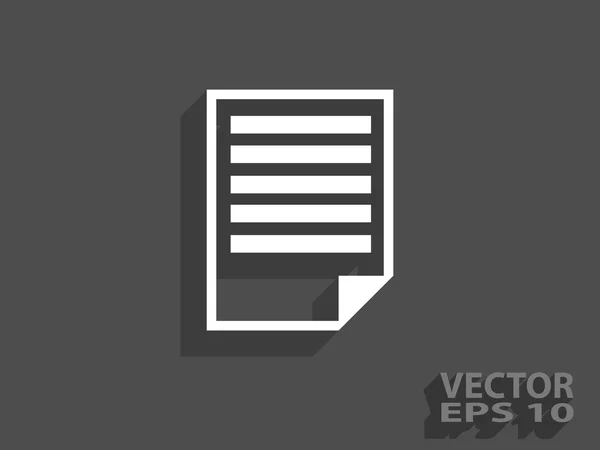 Icono de notas — Vector de stock