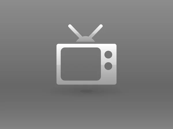 Icono plano de tv — Vector de stock