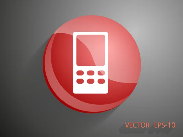 Ikon-ból cellphone — Stock Vector