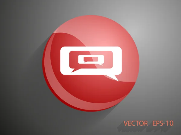 Icono de una comunicación — Vector de stock