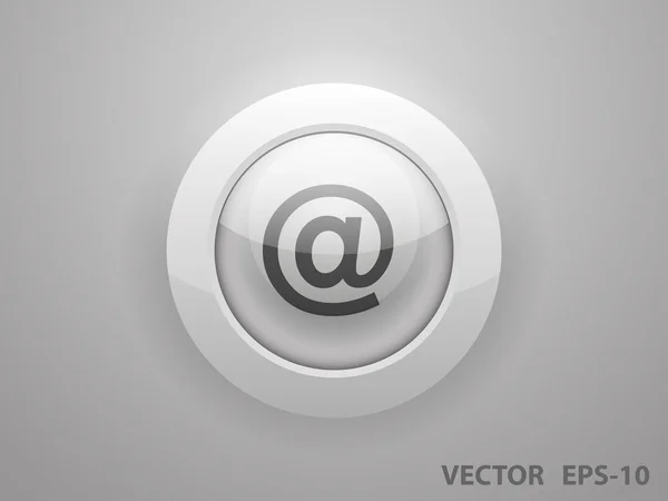 Icono plano de correo electrónico — Vector de stock