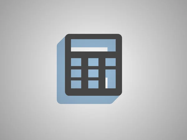 Icon of calculator — Stock Vector