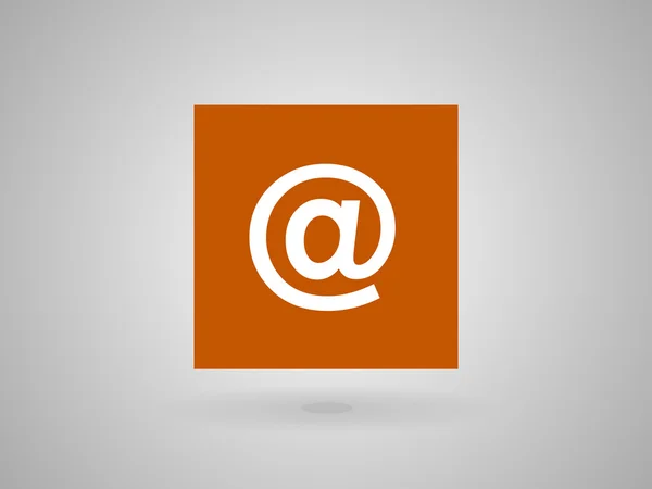 Плоская иконка электронной почты — стоковый вектор