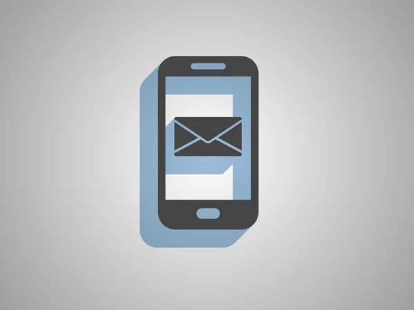 Icona della posta mobile — Vettoriale Stock