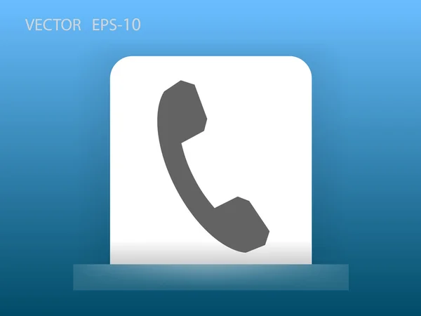 Pictogram van een telefoon — Stockvector