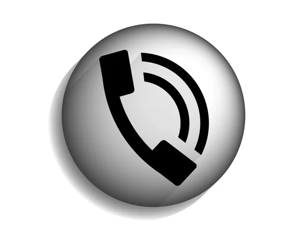 Ploché ikony telefonu — Stockový vektor