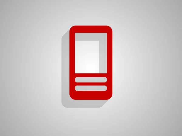 Ploché ikony smartphone — Stockový vektor