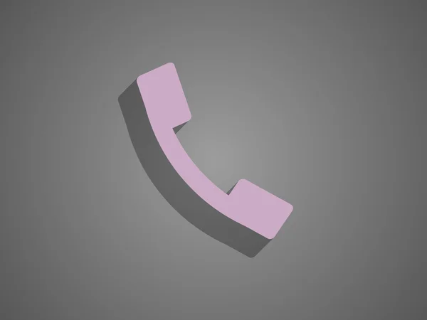 Fast ikon på en telefon – stockvektor