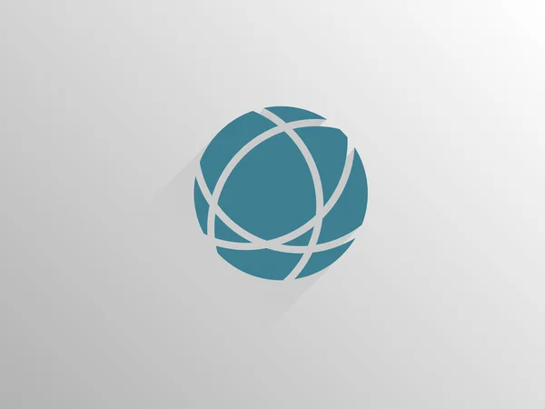 Icône du globe — Image vectorielle