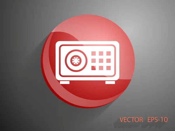 Icono de caja fuerte — Vector de stock