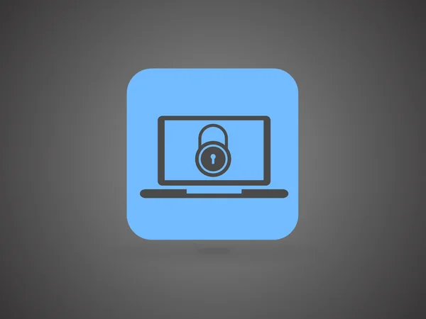 Icono de seguridad de Internet — Archivo Imágenes Vectoriales