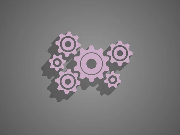 Gears icon — Stock Vector