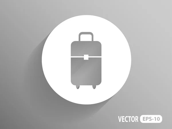 Icono plano de la bolsa — Vector de stock