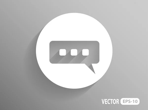 Ícone conversando — Vetor de Stock