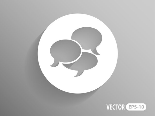 Плоская иконка связи
