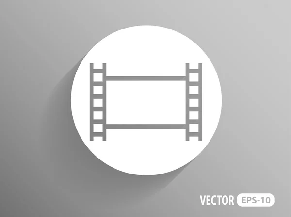 Flat icon of video — Stock Vector