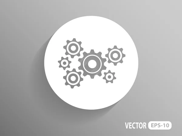 Icono de engranajes — Vector de stock