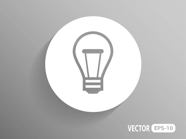 Platte pictogram van idee — Stockvector