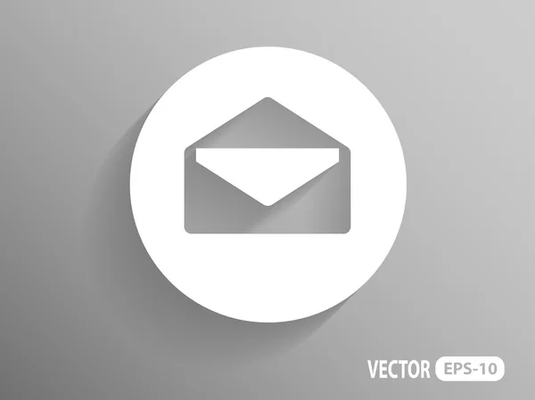 Icono plano de la letra — Vector de stock