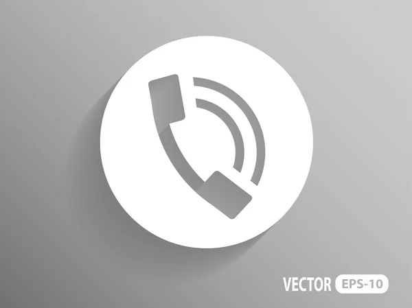 Flat icon of a phone — Stock Vector