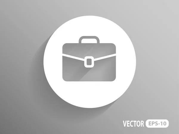 Icono plano del maletín — Vector de stock