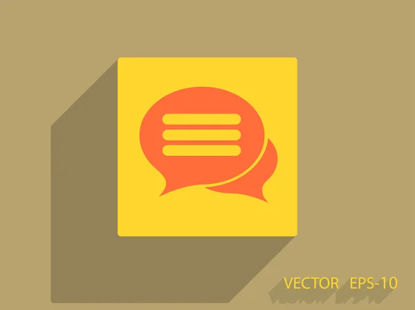 Icono de chat — Vector de stock