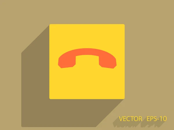 Call off icon — Stock Vector