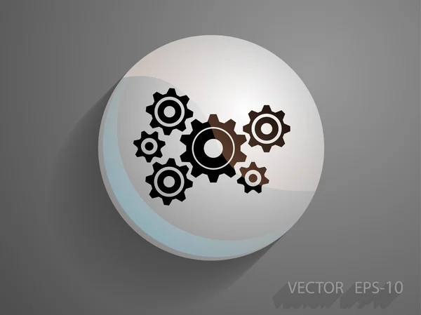 Gears icon — Stock Vector