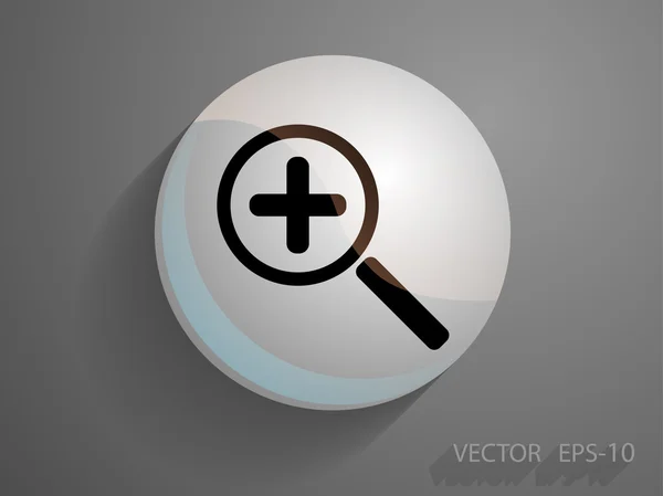 Icono de zoom — Vector de stock