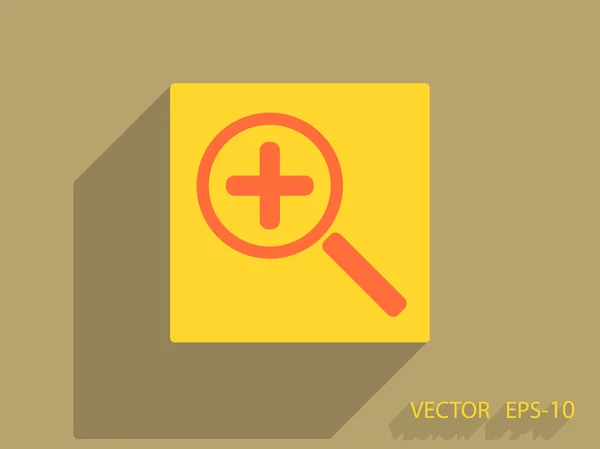 Icono de zoom — Vector de stock