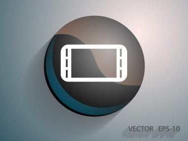 gamepad düz simgesi