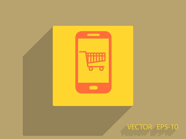 Compras en línea — Vector de stock