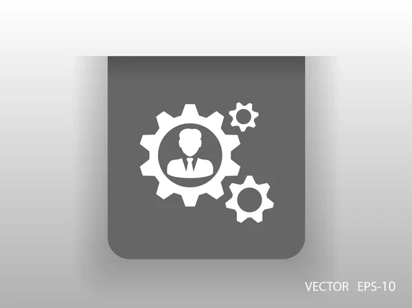 Team work icon — Stock Vector