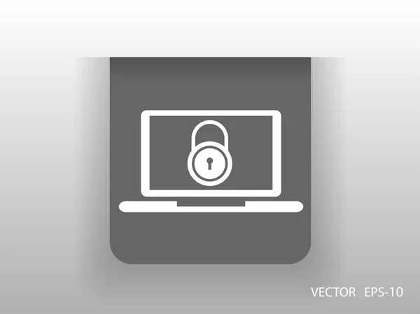 Icona di sicurezza Internet — Vettoriale Stock