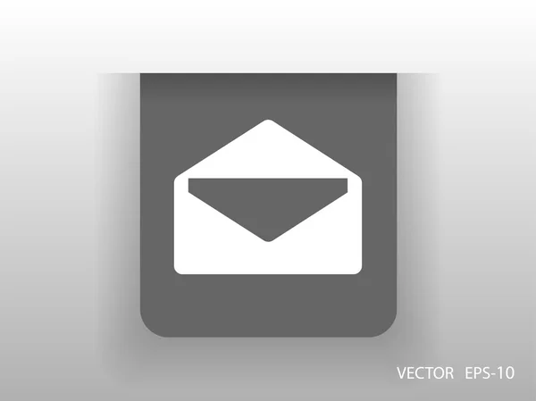 Icône plate de lettre — Image vectorielle