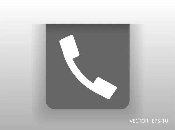 Flat icon of a phone — Stock Vector